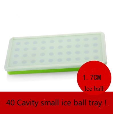 El cubo de hielo del silicón del refrigerador de la bola moldea la caja fuerte del lavaplatos de la liberación rápida