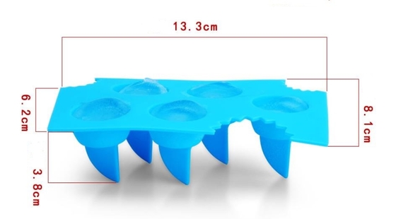Cavidad esférica de Tray Logg Printable 5 del cubo de hielo del OEM Borbón adaptable