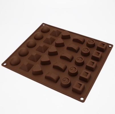 El caramelo multi del estilo que hace moldes, mini chocolate moldea almacenamiento fácil de la Navidad 3d