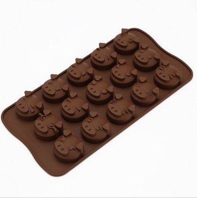 El chocolate plástico animal del silicón moldea al profesional a prueba de calor de la herramienta
