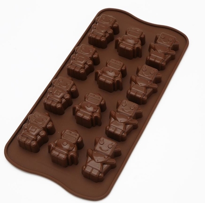 Moldes flexibles dulces profesionales del chocolate del silicón para la fabricación de chocolate