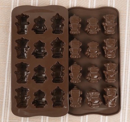 Moldes flexibles dulces profesionales del chocolate del silicón para la fabricación de chocolate