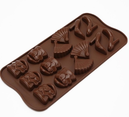 Los moldes frescos del caramelo de chocolate, chocolate de encargo miniatura moldean el artículo
