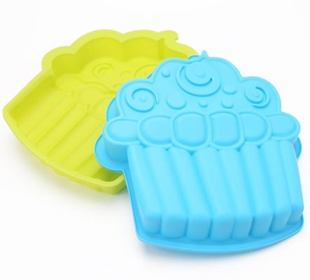 Silicón del helado que cuece fácil de gran tamaño de las tazas limpiando no el palillo