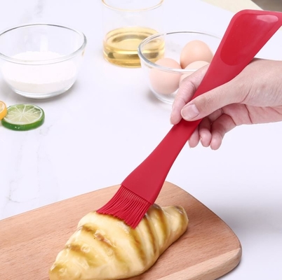 Cocinar la espátula suave de la cuchara del silicón, herramientas delgadas de la hornada del cepillo de la espátula de Turner del silicón