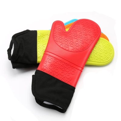Protección completa de la manga del silicón de los guantes largos individuales de la mano aislada