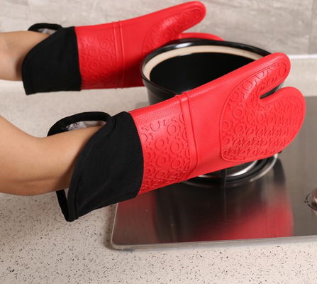 Protección completa de la manga del silicón de los guantes largos individuales de la mano aislada