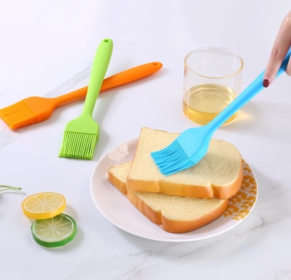 Cepillo lleno de la hornada del silicón de la categoría alimenticia de los tamaños grandes con el insde de nylon