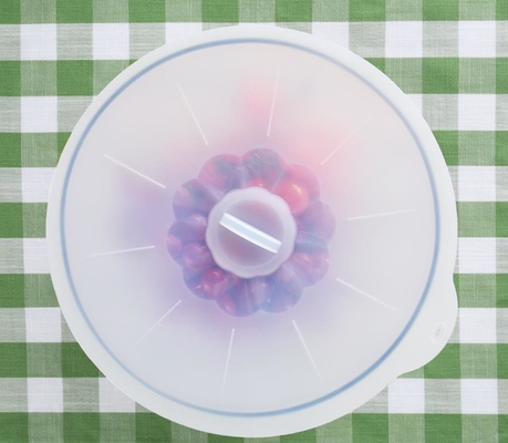 Tapa estándar de la cubierta del cuenco de la conservación de alimentos del silicón de la categoría alimenticia de los tamaños del XL