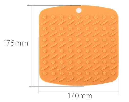 La cocina redonda del silicón de los puntos de la novedad equipa decorativo libre anti del resbalón BPA