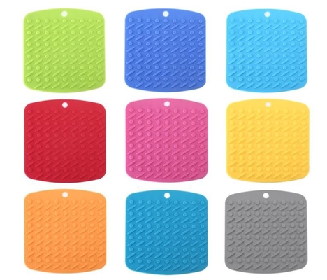 La cocina redonda del silicón de los puntos de la novedad equipa decorativo libre anti del resbalón BPA