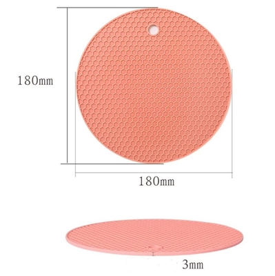 Utensilios del silicón de la base de Thikcened, estera de alimentación los 3MM del silicón bacterias antis