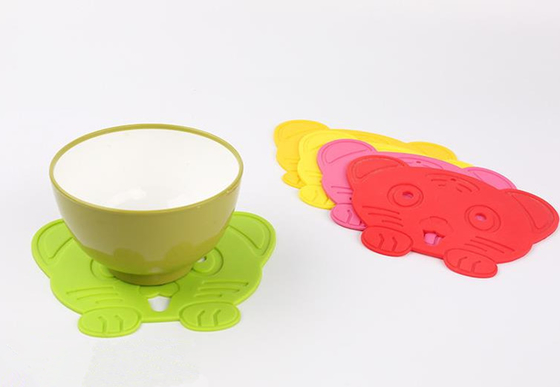 Las herramientas de la cocina del silicón de Placemat de los cuencos, estera de placa del silicón BPA liberan