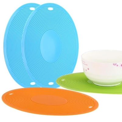 La cocina grande del silicón del tamaño equipa al niño aplicado familia oval del hogar de la forma favorable