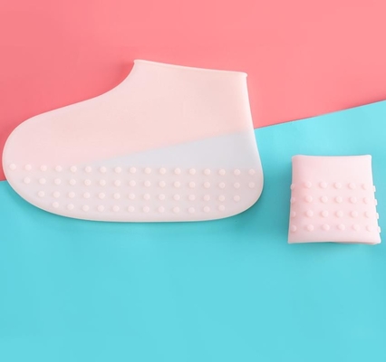 Protectores del zapato del silicón del diseño de la moda por días lluviosos con 3 diversos tamaños