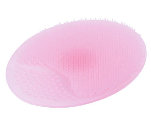 Escobilla facial del silicón oval del super suave del FDA para el cuerpo y la cara