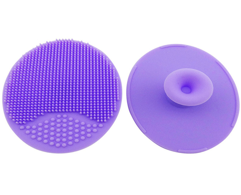 Escobilla facial del silicón oval del super suave del FDA para el cuerpo y la cara