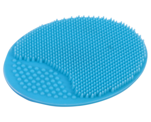 Escobilla facial del silicón oval del super suave del FDA para el cuerpo y la cara