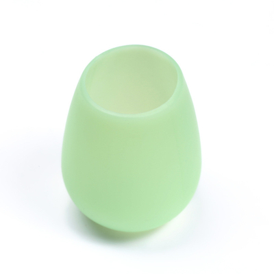 Taza colorida reutilizable irrompible del vino del silicio, copas de vino del silicón del café