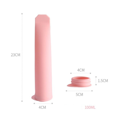 El polo nórdico del silicón del helado del color DIY moldea la categoría alimenticia comercial con la tapa