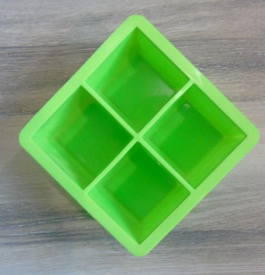el cubo de hielo del silicón 4pcs moldea a Logo And Custom Embossed Logo de impresión de encargo