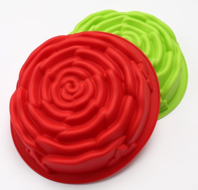 La hornada de gran tamaño del silicón moldea el color modificado para requisitos particulares flor de Rose